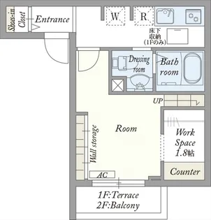 My Style vintage新宿【2階】の間取り