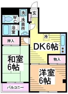 シティパル吉祥寺【3階】の間取り