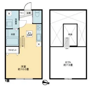 アーリーガーデン横濱山手I【1階】の間取り