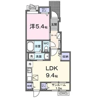 サニー【1階】の間取り