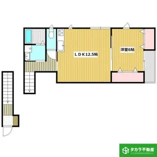 リバレイン浜町【2階】の間取り