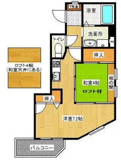 K・WING【4階】の間取り