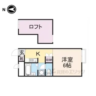 Domaine弥千代【2階】の間取り