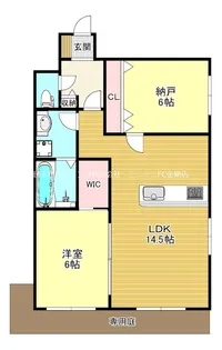 エフイー大阪狭山【2階】の間取り