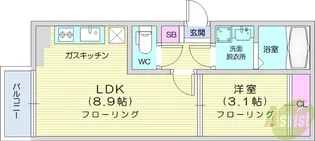 REGALEST長町【1階】の間取り