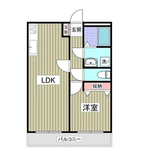 第六竹石マンション【3階】の間取り