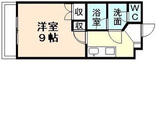 ガーベラ西長江【1階】の間取り