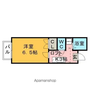 パンシオンビラA棟【2階】の間取り