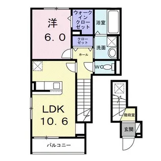 プロムナード・K【2階】の間取り