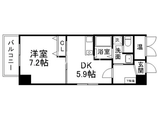 テルマーノ西洞院【2階】の間取り