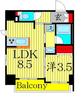 リヴァプール東池袋【6階】の間取り