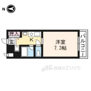 ロイヤルレジデンス岡崎【2階】の間取り