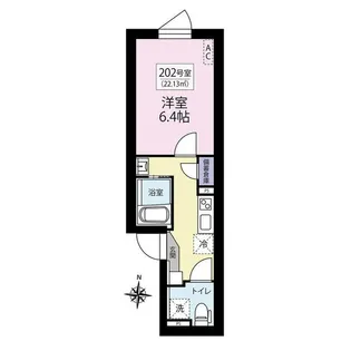 池袋ファランドール【2階】の間取り