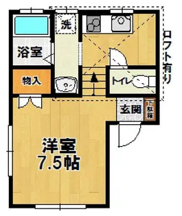 アークエステート谷田部【1階】の間取り