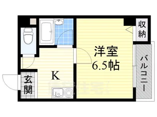 シティーライフ千代崎【6階】の間取り