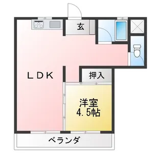 第一ビレッタ浜松【6階】の間取り