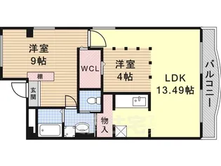 伊藤ハイツ【4階】の間取り