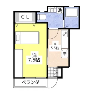 アクシア西鹿島B棟【1階】の間取り