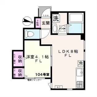 T Court(ティーコート)【1階】の間取り