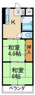 栄光サンプラザ【2階】の間取り