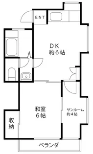 コーポ朝日【2階】の間取り