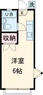 スカイハイツ【1階】の間取り