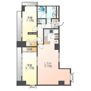 M6BLDG【3階】の間取り