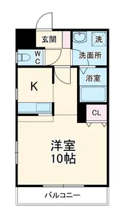 Idealvida芳川【4階】の間取り