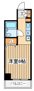 クレール玉川学園前【6階】の間取り