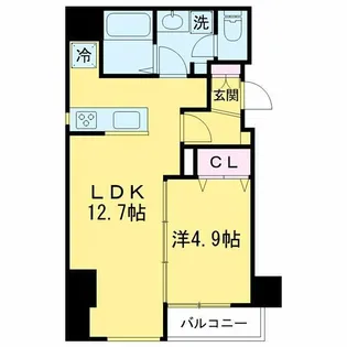 LUMIEC NEGISHI【2階】の間取り