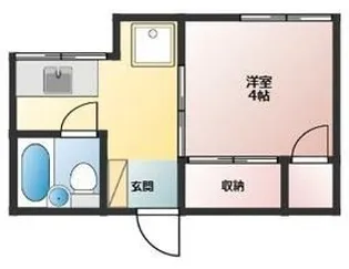 第2ときわマンション【1階】の間取り