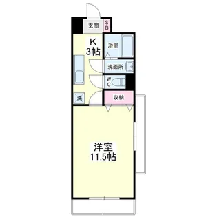 モンレーヴ葵東II【6階】の間取り
