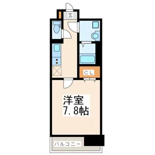 シティパル上熊本【5階】の間取り