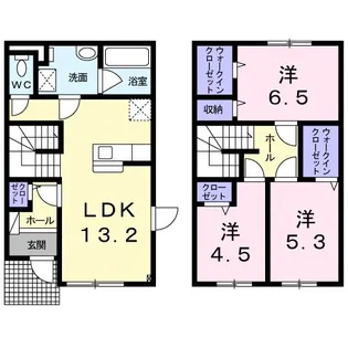 フリーデン ハオス【1階】の間取り