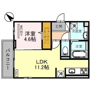 South Auberge【2階】の間取り