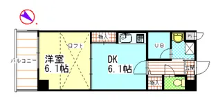 ピュア三軒茶屋【3階】の間取り