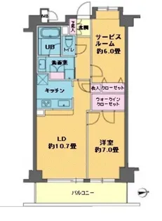 カスタリア目白【3階】の間取り