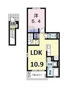 クラール【2階】の間取り