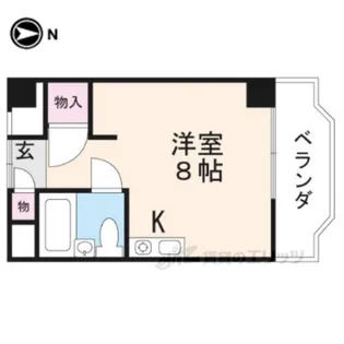 モンシャンブル【4階】の間取り