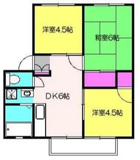 アーバン向ヶ丘A【2階】の間取り