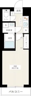 ハーモニーレジデンス東京サウスゲート【1階】の間取り