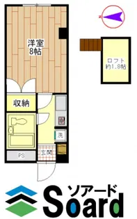 シャルマン請地【3階】の間取り
