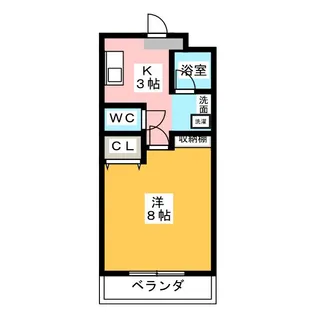 コーポタカラ【2階】の間取り