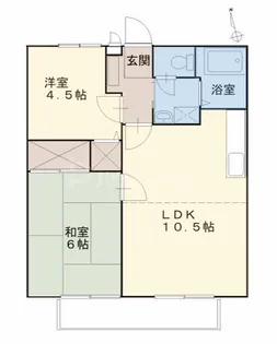 グラウハウゼ【2階】の間取り