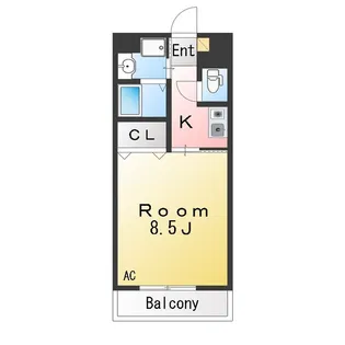 アベニューKSB【3階】の間取り