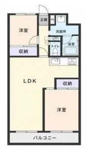 ガーデンヒルズ本庄【5階】の間取り