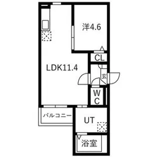 JACK HIGASHIAJIMAII【2階】の間取り