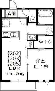 リアン テラス B棟【2階】の間取り