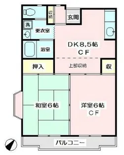 メルロ E【4階】の間取り