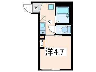 ミルフルール阪東橋【2階】の間取り